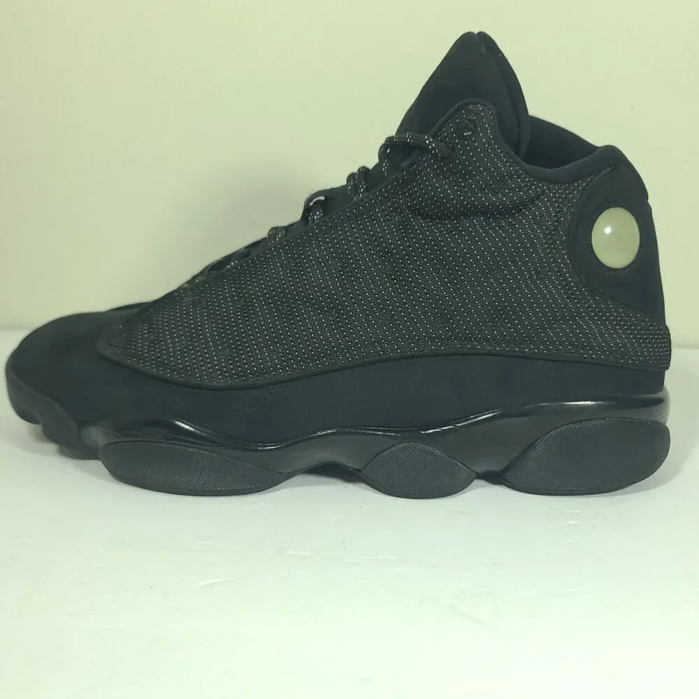 Nike Air Jordan Retro 13 Black Cat 414571-011 Mens Size 12 Black Anthracite